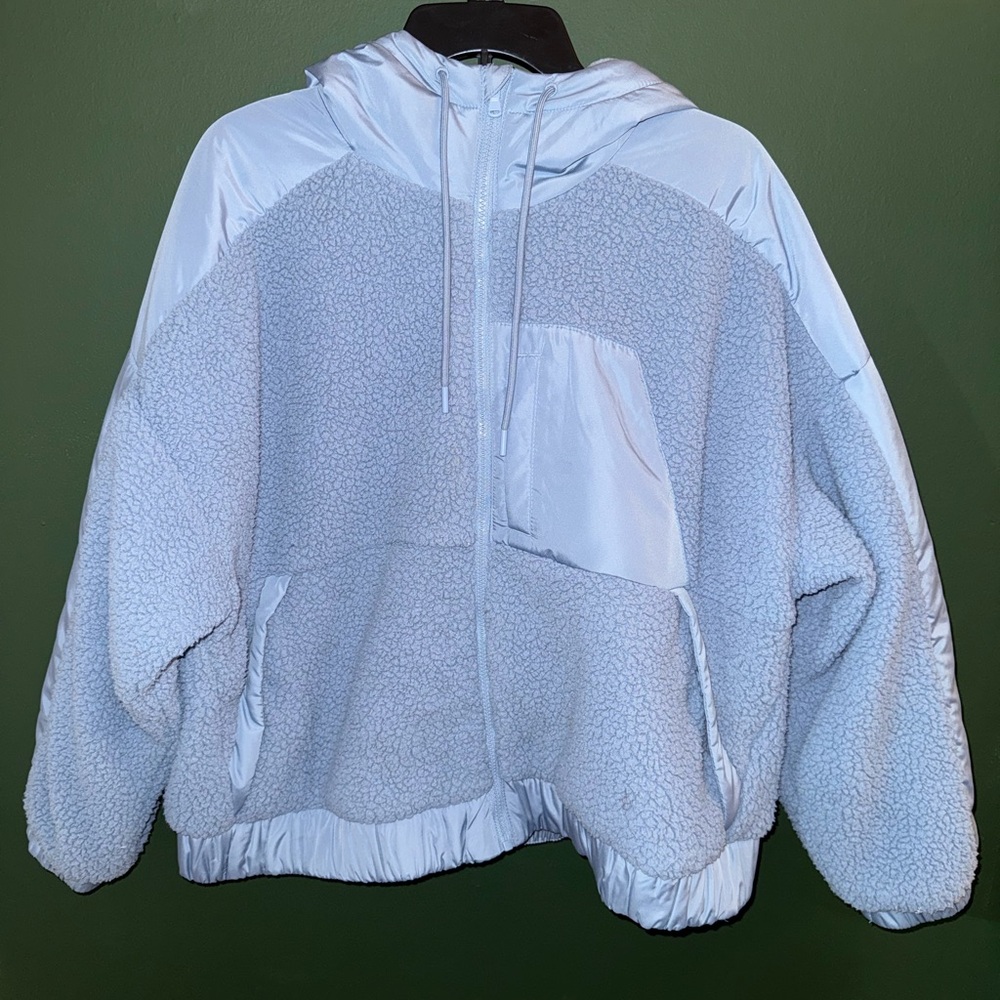 Old Navy Sky Blue Sherpa Jacket